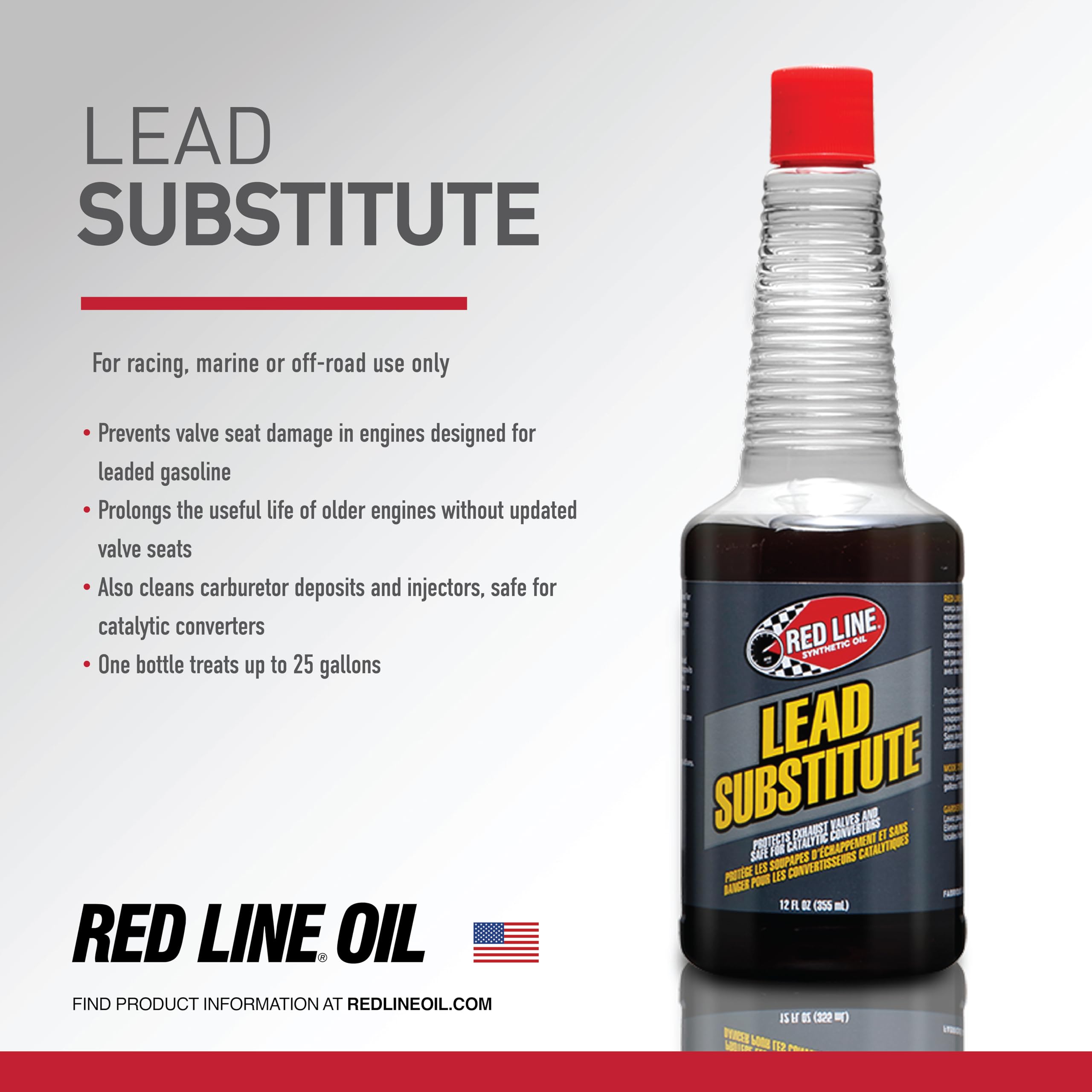 Amazon.com: Red Line 60202 Lead Substitute - 12 Ounce : Automotive